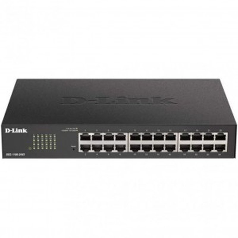 D-Link DGS-1100-24V2 switch Gestionado L2 Gigabit Ethernet (10/100/1000) 1U Negro D-Link DGS-1100-24V2 switch Gestionado L2 Gigabit Ethernet (10/100/1000) 1U Negro