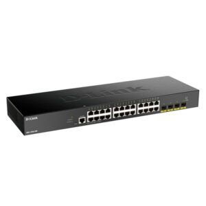 Alternative view of D-Link DGS-1250-28X switch Gestionado L3 Gigabit Ethernet (10/100/1000) Negro