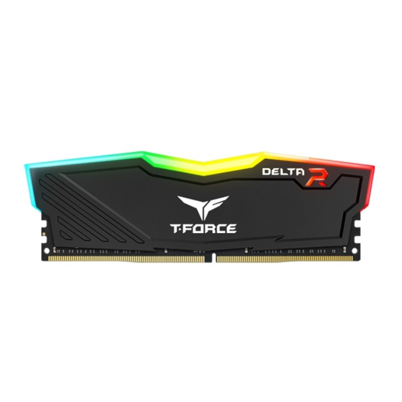 DDR4 TEAMGROUP T-FORCE DELTA RGB 32GB X2 3200 NEGRO DDR4 CL16-20-20-40 1.35V DDR4 TEAMGROUP T-FORCE DELTA RGB 32GB X2 3200 NEGRO DDR4 CL16-20-20-40 1.35V