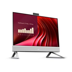 DELL EC24250 Intel Core 7 150U 60,5 cm (23.8") 1920 x 1080 Pixeles PC todo en uno 16 GB DDR5-SDRAM 1 TB SSD Windows 11 Pro Wi-Fi 6E (802.11ax) Perlado, Blanco