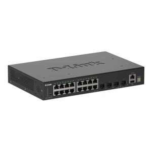 D-Link DGS-1530-20/E switch Gestionado L2 Gigabit Ethernet (10/100/1000) Negro