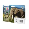 Epson Elephant Multipack 6-colours 24XL Claria Photo HD Ink