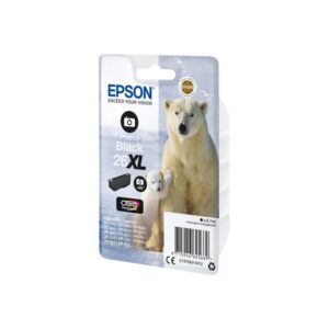 Epson Polar bear Cartucho 26XL negro foto (etiqueta RF) Epson Polar bear Cartucho 26XL negro foto (etiqueta RF)