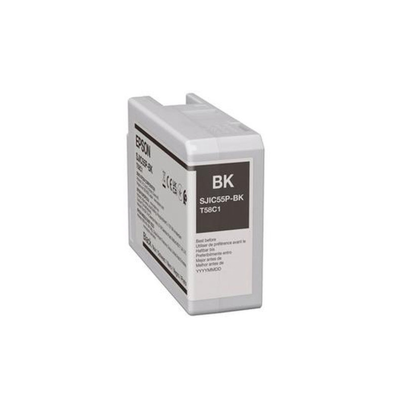 Epson SJIC55(BK) cartucho de tinta 1 pieza(s) Original Negro