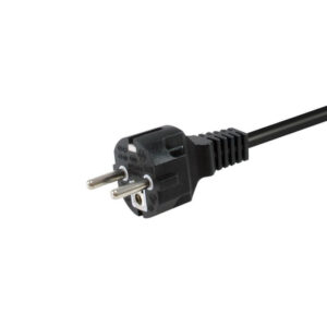 Equip 112183 cable de transmisión Negro 10 m CEE7/7 CEE7/3