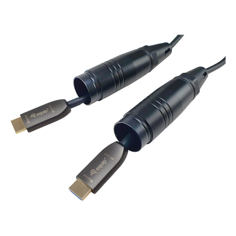Equip 119423 Cable blindado óptico activo HDMI 2.1, 100 m, 8K/60 Hz, 4K/120 Hz, 48 Gbps - Imagen 6