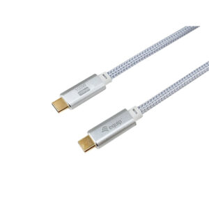 Alternative view of Equip 128360 Cable USB 3.2 Gen 2 C a C, M/M, 3,0m, PD 100W , 4K/60Hz, 10Gbps, Blanco