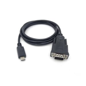 Alternative view of Equip 133392 cable de serie Negro 1,5 m USB Tipo C DB-9