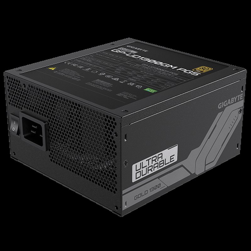 GIGABYTE UD1300GM PG5 unidad de fuente de alimentación 1300 W 20+4 pin ATX ATX Negro - Imagen 4