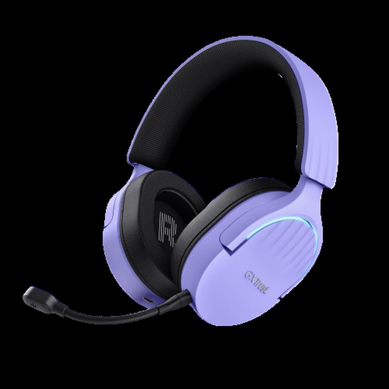 Trust GXT 491P FAYZO Auriculares Inalámbrico y alámbrico Diadema Juego USB tipo A Bluetooth Negro, Púrpura Trust GXT 491P FAYZO Auriculares Inalámbrico y alámbrico Diadema Juego USB tipo A Bluetooth Negro, Púrpura - Imagen 2