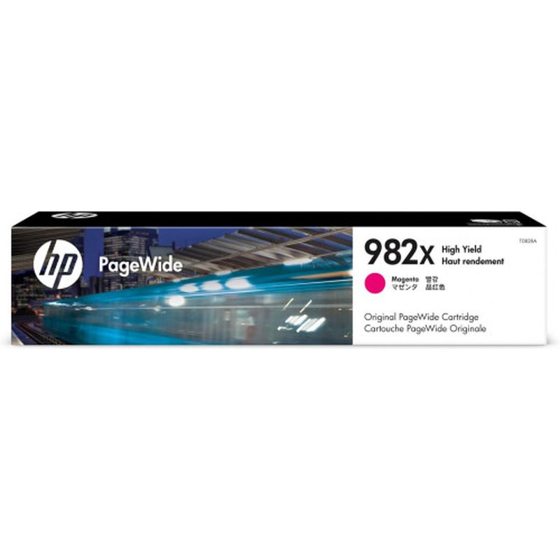HP Cartucho PageWide 982X Original de alta capacidad magenta