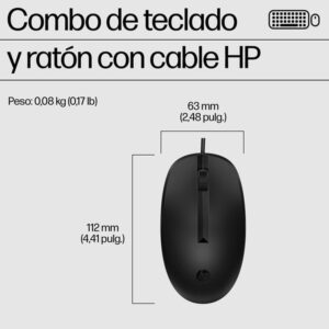 HP 225 Wired Mouse and KB G2 ES