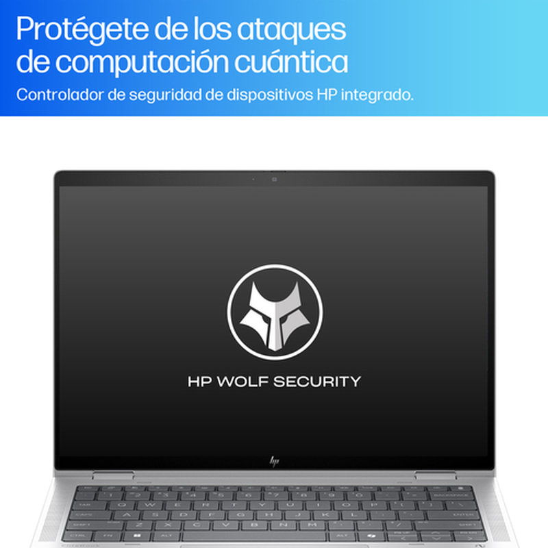 HP EliteBook X Flip G1i Next Gen AI Wolf Pro Security Edition Copilot+ PC Intel Core Ultra 7 258V Híbrido (2-en-1) 35,6 cm (14") Pantalla táctil 2.5K 32 GB LPDDR5x-SDRAM 512 GB SSD Wi-Fi 7 (802.11be) Windows 11 Pro Plata - Imagen 7