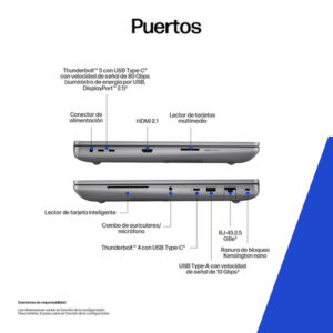 HP ZBook Fury G1i 16 inch Mobile Workstation PC Wolf Pro Security Edition - Data Science Intel Core Ultra 7 Estación de trabajo móvil 40,6 cm (16") WUXGA 32 GB DDR5-SDRAM Wi-Fi 7 (802.11be) Windows 11 Pro AI PC, AI Workstation HP ZBook Fury G1i 16 inch Mobile Workstation PC Wolf Pro Security Edition - Data Science Intel Core Ultra 7 Estación de trabajo móvil 40,6 cm (16") WUXGA 32 GB DDR5-SDRAM Wi-Fi 7 (802.11be) Windows 11 Pro AI PC, AI Workstation