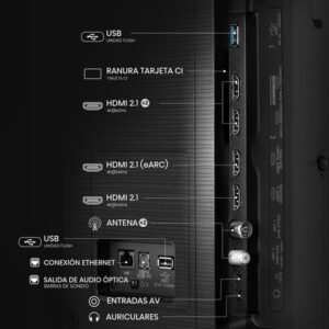 Hisense E7Q PRO 75E7Q PRO Televisor 190,5 cm (75") 4K Ultra HD Smart TV Wifi Negro 385 cd / m²