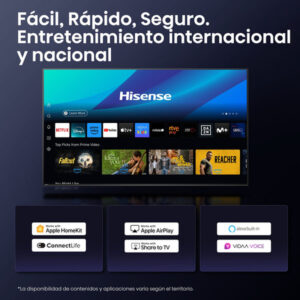 Hisense E7Q PRO 75E7Q PRO Televisor 190,5 cm (75") 4K Ultra HD Smart TV Wifi Negro 385 cd / m²
