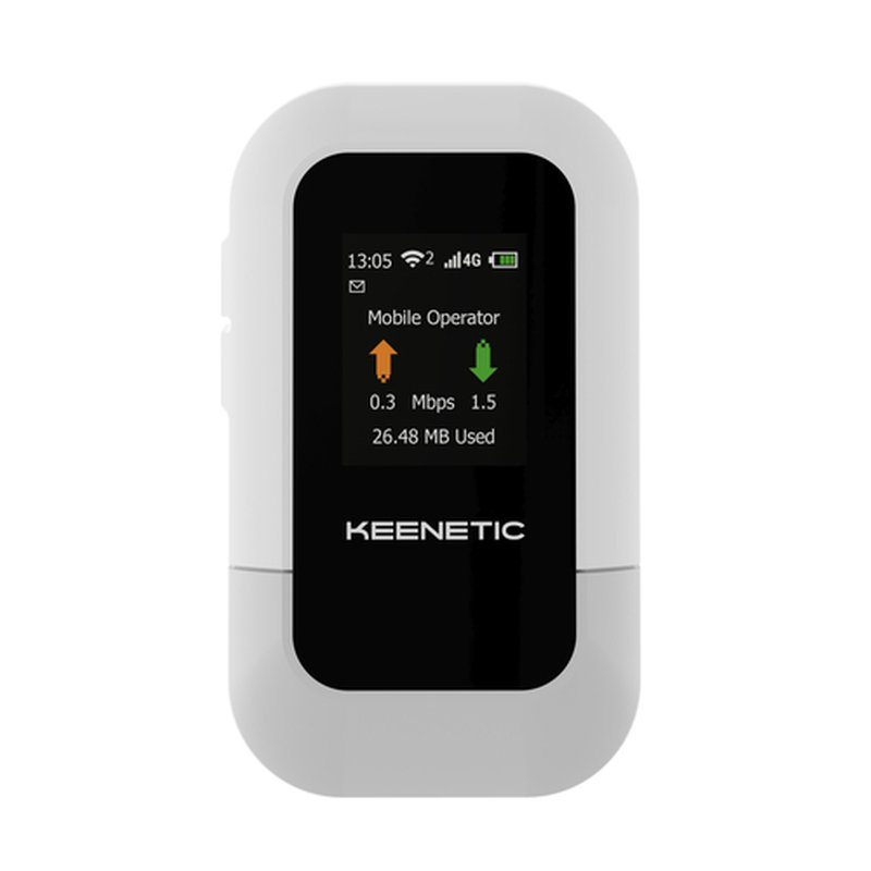 Keenetic Roamer 4G (KN-5110 router inalámbrico Banda única (2,4 GHz) Negro, Gris - Imagen 2
