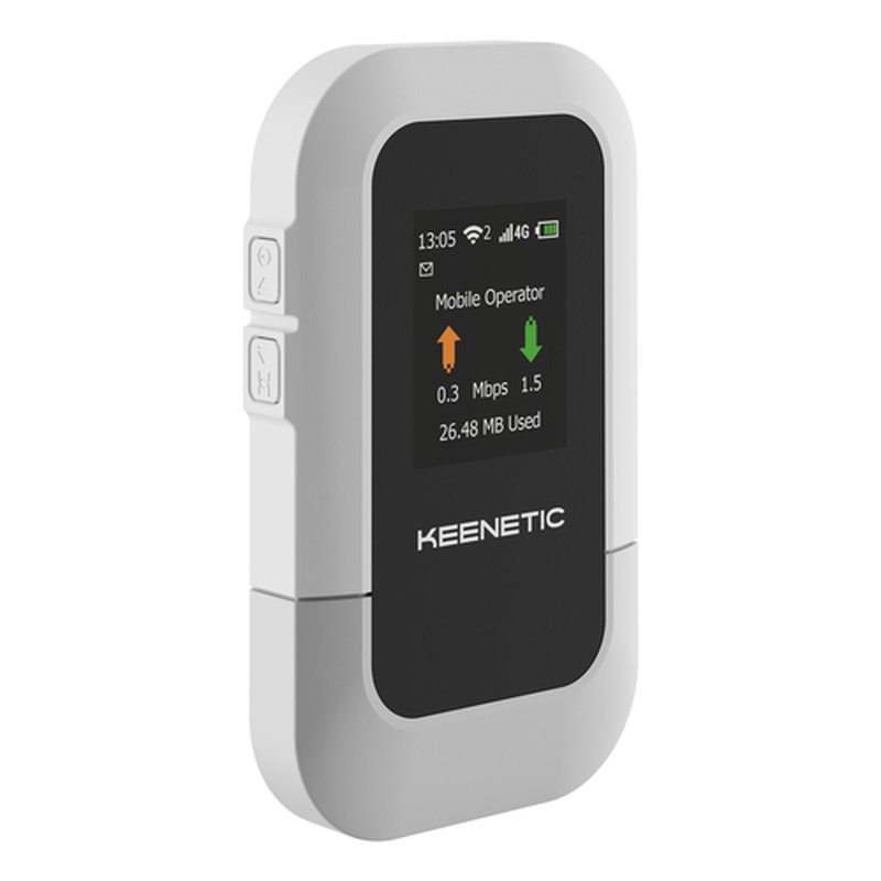 Keenetic Roamer 4G (KN-5110 router inalámbrico Banda única (2,4 GHz) Negro, Gris - Imagen 3