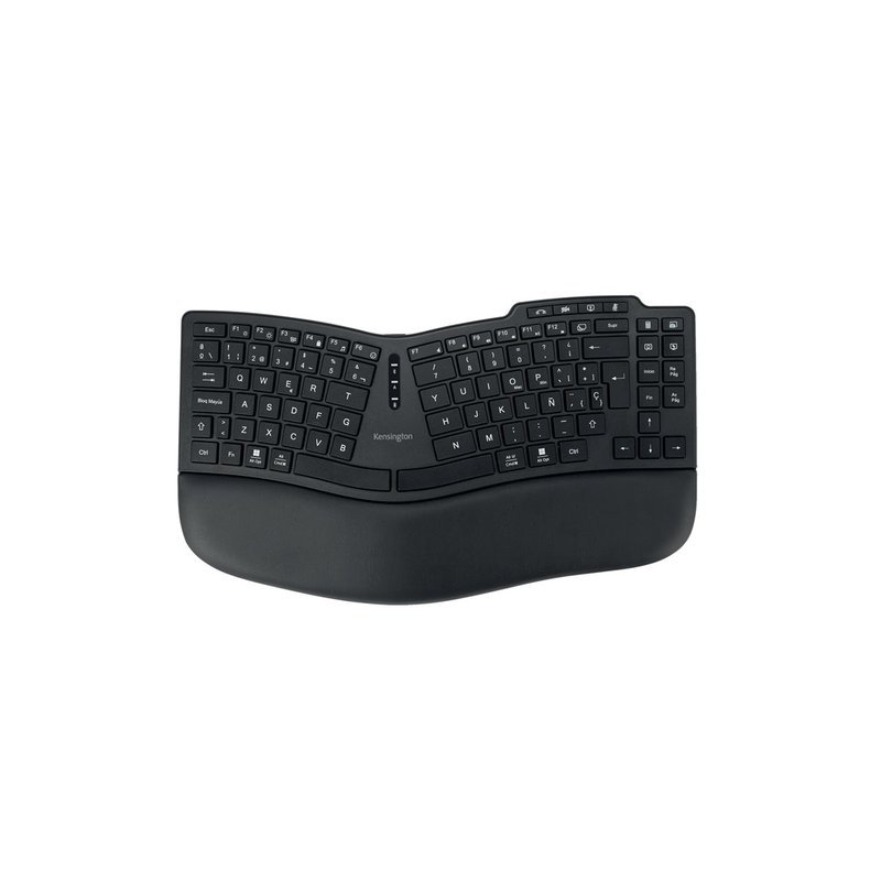 Kensington Pro Fit Ergo KB675 EQ TKL teclado Hogar / Oficina USB + RF Wireless + Bluetooth QWERTY Español Negro Kensington Pro Fit Ergo KB675 EQ TKL teclado Hogar / Oficina USB + RF Wireless + Bluetooth QWERTY Español Negro