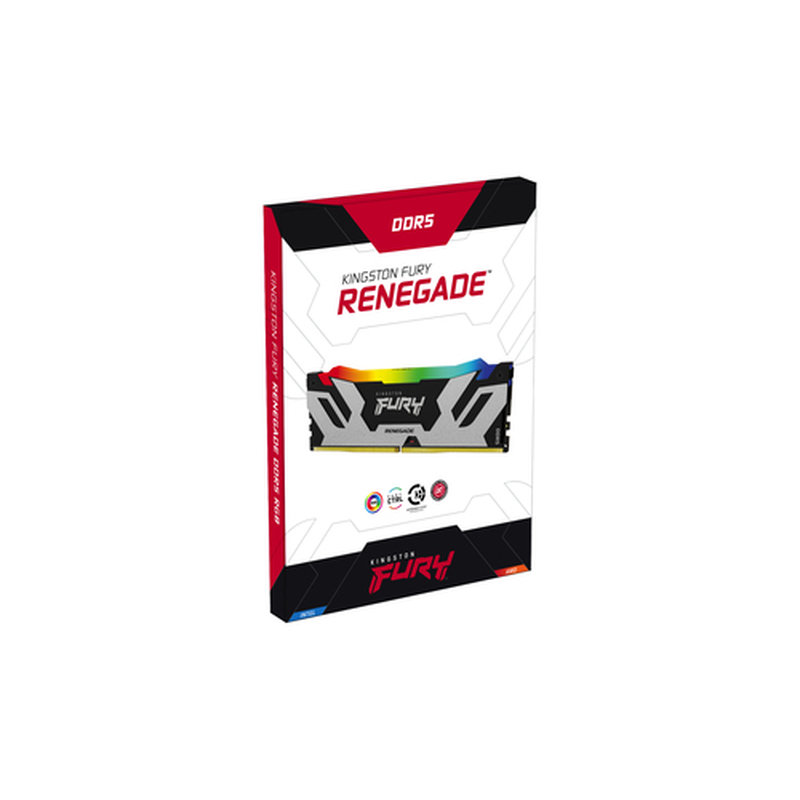 Kingston Technology FURY 24GB 8000MT/s DDR5 CL38 DIMM Renegade RGB Silver Kingston Technology FURY 24GB 8000MT/s DDR5 CL38 DIMM Renegade RGB Silver - Imagen 6