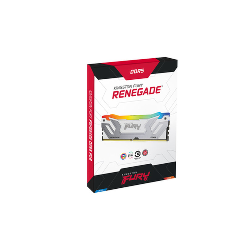 Kingston Technology FURY 24GB 8800MT/s DDR5 CL42 CUDIMM Renegade RGB Blanco Kingston Technology FURY 24GB 8800MT/s DDR5 CL42 CUDIMM Renegade RGB Blanco - Imagen 6