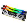 Kingston Technology FURY 48GB 8000MT/s DDR5 CL38 DIMM (Kit de 2) Renegade RGB Silver