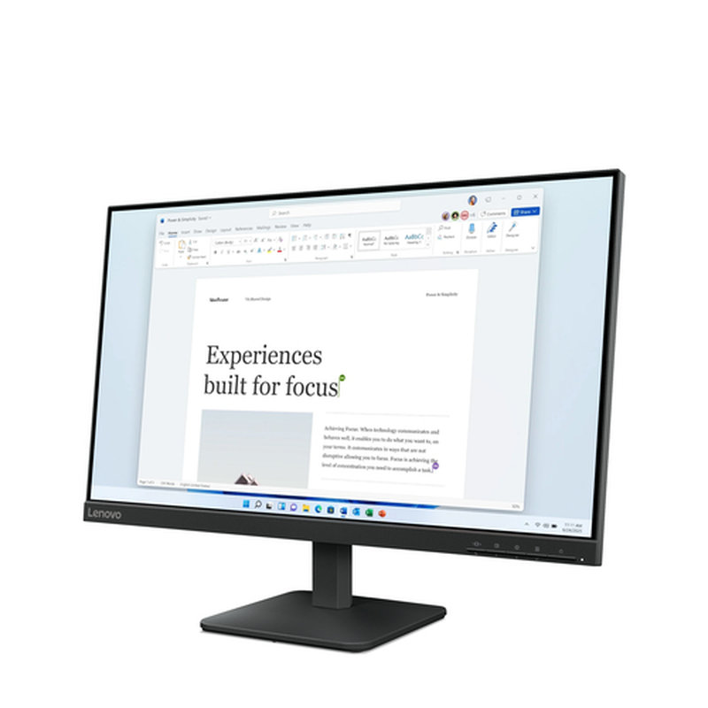 Lenovo L24-4e pantalla para PC 60,5 cm (23.8") 1920 x 1080 Pixeles Full HD LCD Negro - Imagen 3