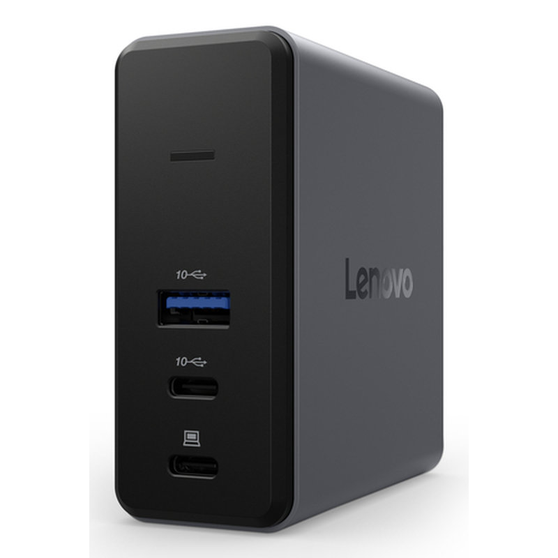 Lenovo X9 Charging GaN Dock Alámbrico USB 3.2 Gen 2 (3.1 Gen 2) Type-C Gris