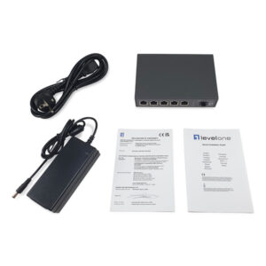 LevelOne GEP-0625 switch No administrado 2.5G Ethernet (100/1000/2500) Energía sobre Ethernet (PoE) Negro