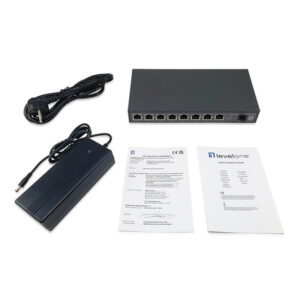 LevelOne GEP-0925 switch No administrado 2.5G Ethernet (100/1000/2500) Energía sobre Ethernet (PoE) Negro