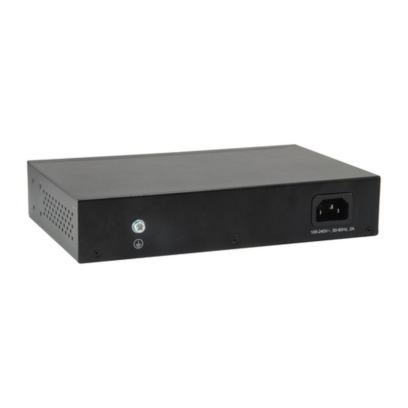LevelOne GEP-1051 switch Gestionado L2/L3/L4 Gigabit Ethernet (10/100/1000) Energía sobre Ethernet (PoE) Negro - Imagen 2