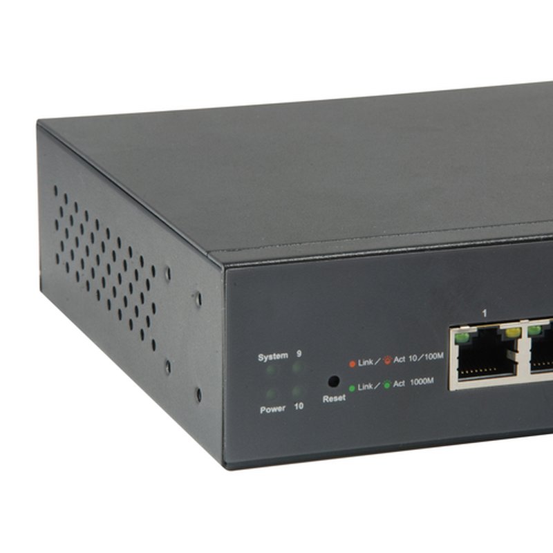 LevelOne GEP-1051 switch Gestionado L2/L3/L4 Gigabit Ethernet (10/100/1000) Energía sobre Ethernet (PoE) Negro - Imagen 3