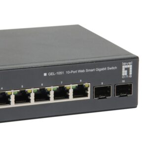 LevelOne GEP-1051 switch Gestionado L2/L3/L4 Gigabit Ethernet (10/100/1000) Energía sobre Ethernet (PoE) Negro