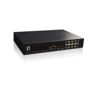 LevelOne GEP-1061 switch Gestionado L2 Gigabit Ethernet (10/100/1000) Energía sobre Ethernet (PoE) Negro