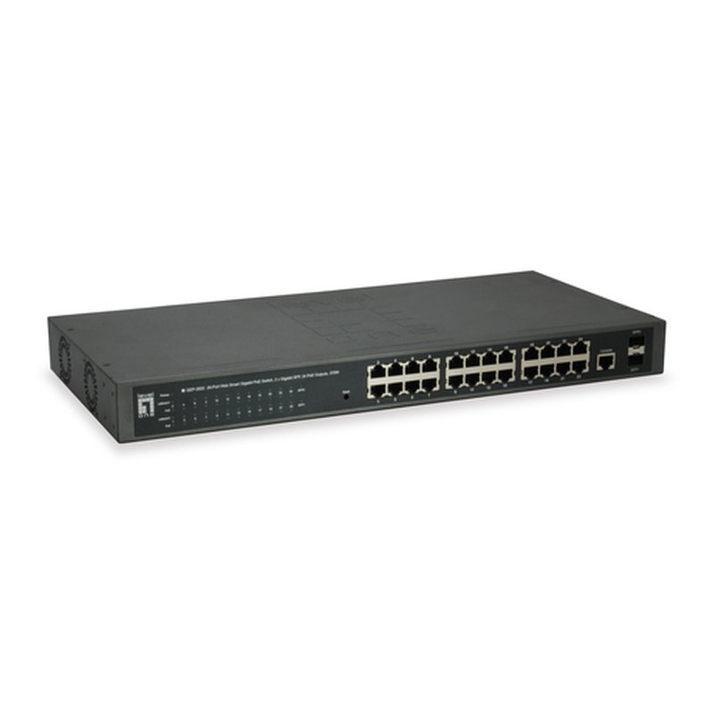 LevelOne GEP-2652 switch Gestionado L2 Gigabit Ethernet (10/100/1000) Energía sobre Ethernet (PoE) Gris