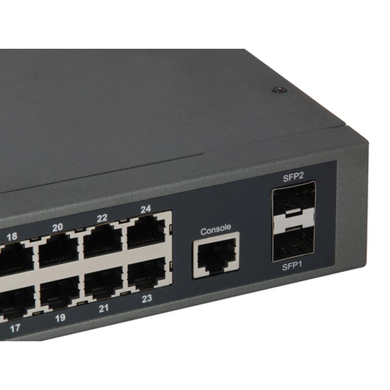 LevelOne GEP-2652 switch Gestionado L2 Gigabit Ethernet (10/100/1000) Energía sobre Ethernet (PoE) Gris - Imagen 3