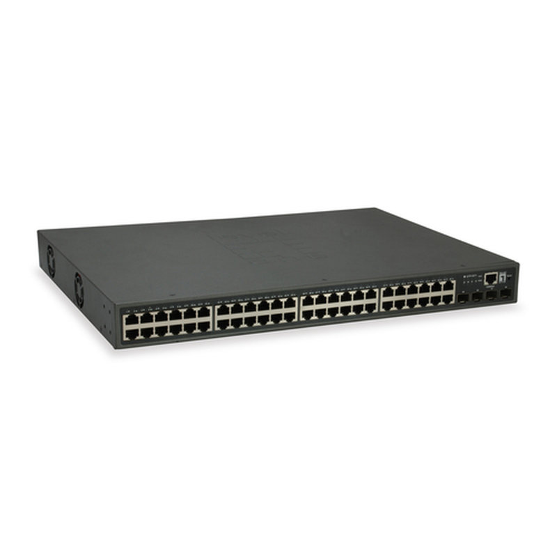 LevelOne GTP-5271 switch Gestionado L3 Gigabit Ethernet (10/100/1000) Energía sobre Ethernet (PoE) Gris