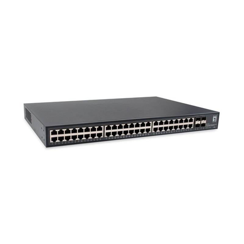 LevelOne GTU-5211 switch No administrado Gigabit Ethernet (10/100/1000) Negro