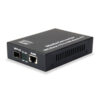 LevelOne GVT-0500 convertidor de medio 10000 Mbit/s Negro