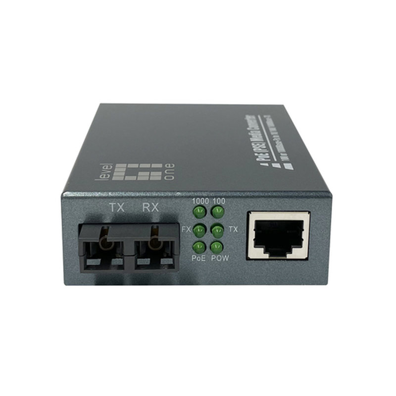 LevelOne GVT-2014 convertidor de medio 1000 Mbit/s 1310 nm Monomodo Gris
