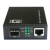 LevelOne GVT-2051 convertidor de medio 10000 Mbit/s Negro