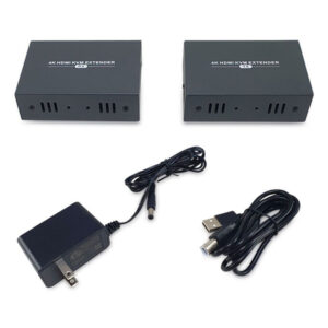 LevelOne HVE-8111 extensor audio/video Transmisor y receptor de señales AV Negro