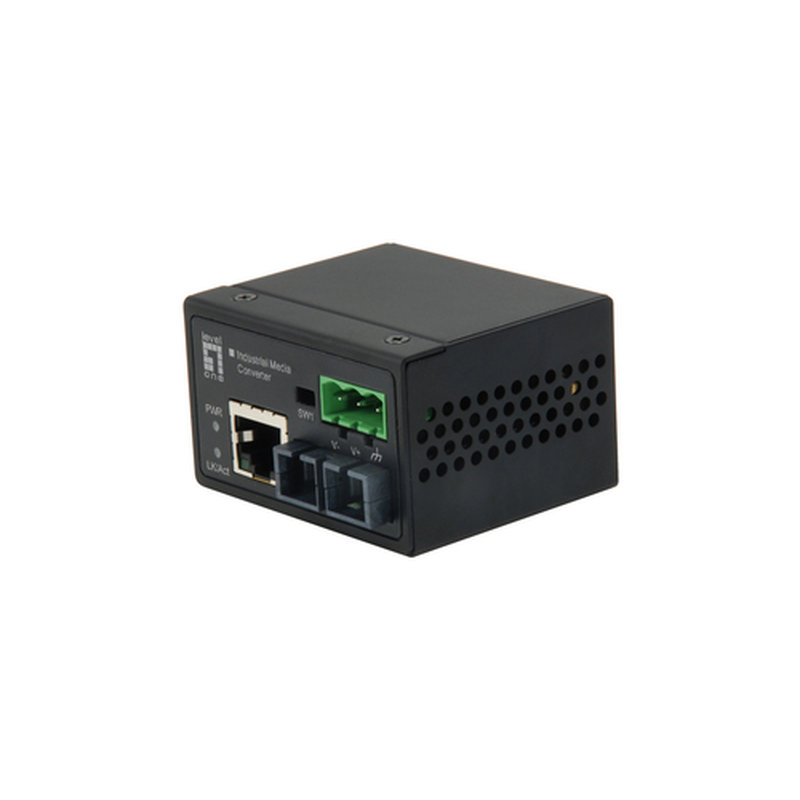 LevelOne IEC-4001 convertidor de medio 100 Mbit/s Multimodo Negro