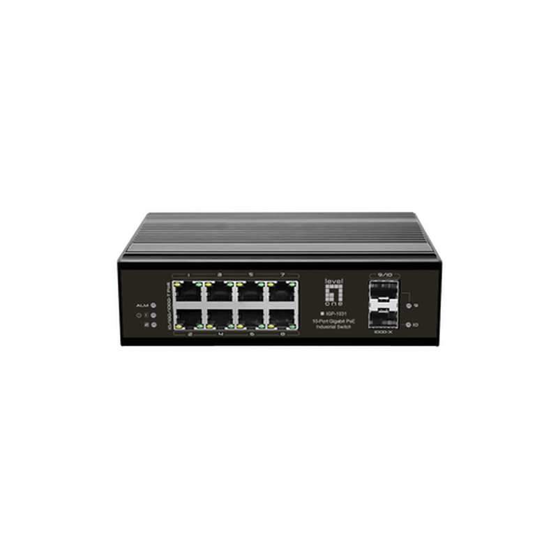 LevelOne IGP-1031 switch Gigabit Ethernet (10/100/1000) Energía sobre Ethernet (PoE) Negro
