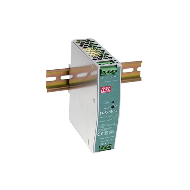 LevelOne POW-2431 unidad de fuente de alimentación 76,8 W Color menta, Plata