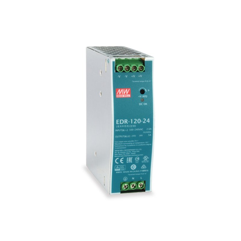 LevelOne POW-2441 unidad de fuente de alimentación 120 W Color menta, Plata - Imagen 6