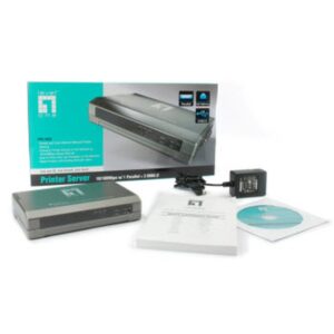 LevelOne Servidor de Impresión con 2 puertos USB y 1 puerto paralelo