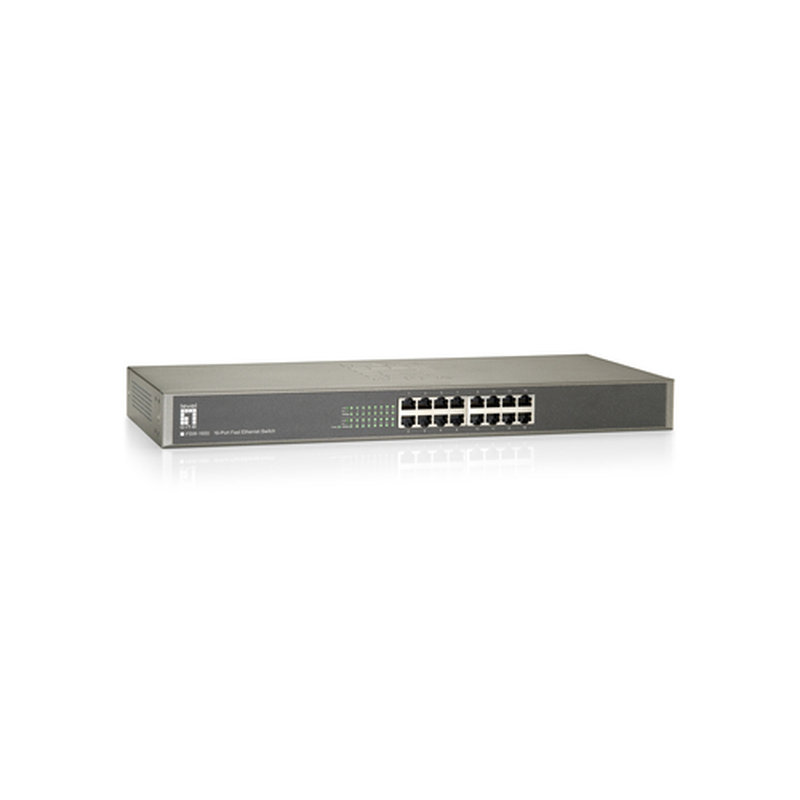 LevelOne Switch Fast Ethernet de 16 puertos LevelOne Switch Fast Ethernet de 16 puertos