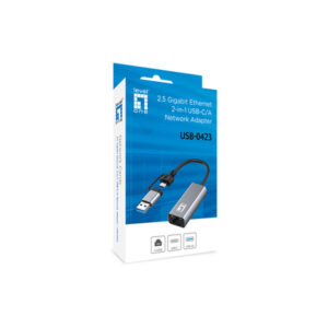 LevelOne USB-0423 adaptador y tarjeta de red Ethernet 2500 Mbit/s LevelOne USB-0423 adaptador y tarjeta de red Ethernet 2500 Mbit/s