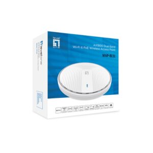 LevelOne WAP-8131 punto de acceso inalámbrico 1800 Mbit/s Blanco Energía sobre Ethernet (PoE)